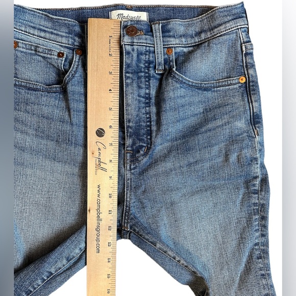 Madewell Skinny Flare Jeans High Rise Demi Boot Denim Women’s Sz 28 Medium Wash - Picture 4 of 11
